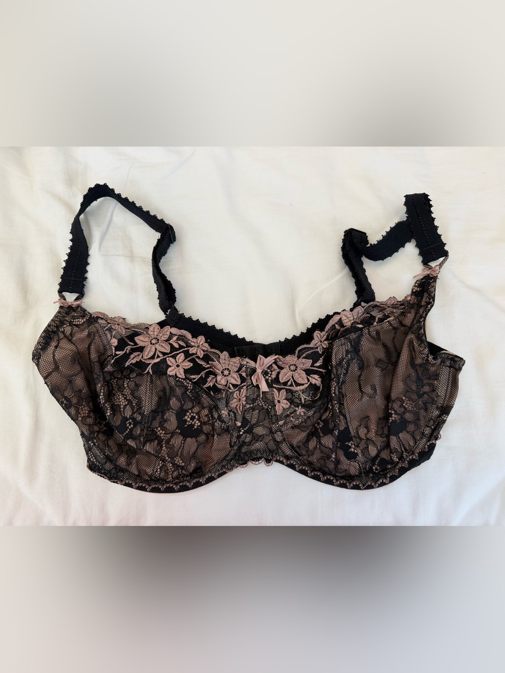 Fantasie Black Lace Bra, size 36F